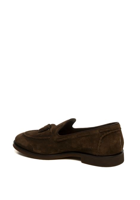 Dark brown suede loafer HENDERSON | 76401VIT-DARK BRO